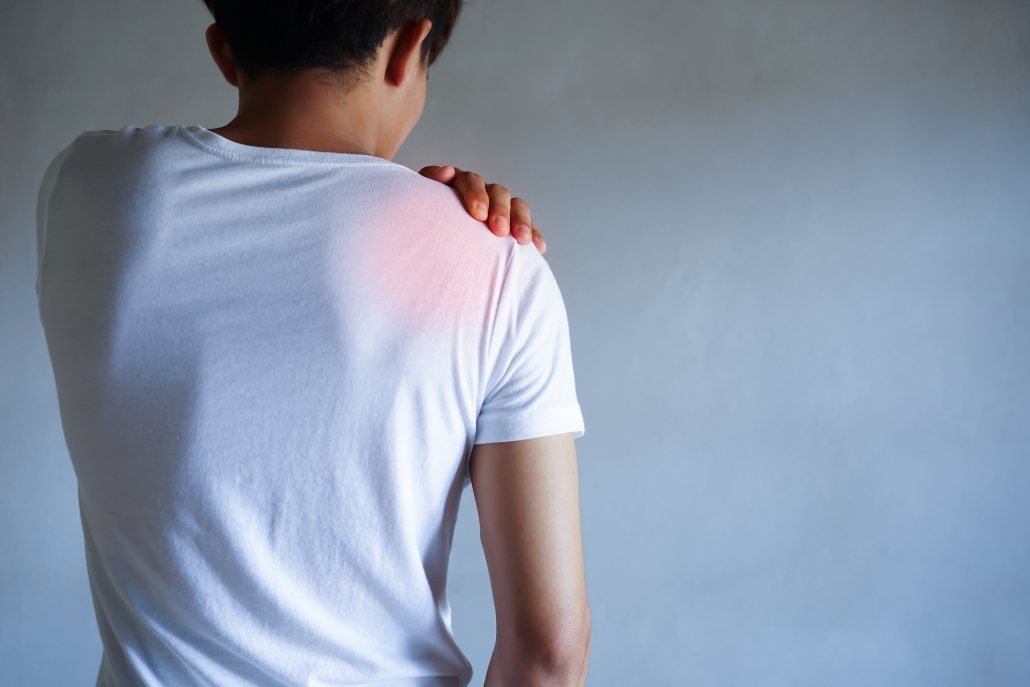shoulder pain / rib pain