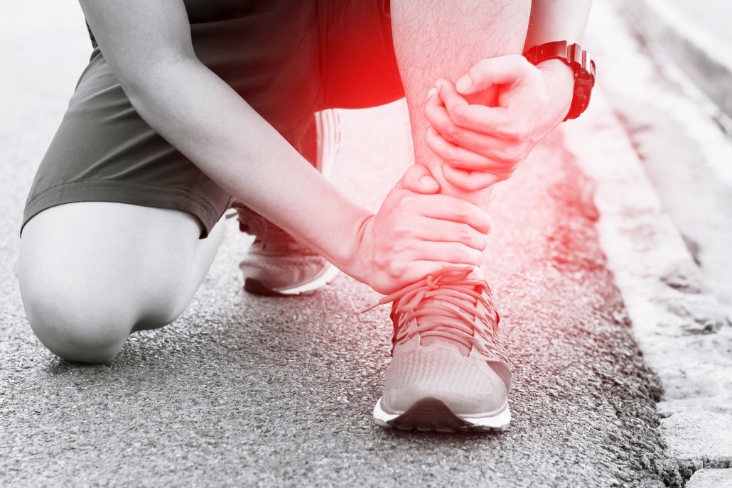 Ankle sprain neurology image.
